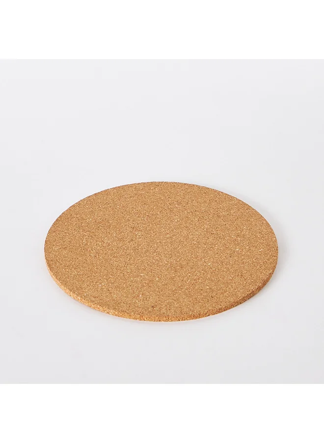 Home Box Liam 2-Piece Round Cork Trivet Set 19 x 19 cm