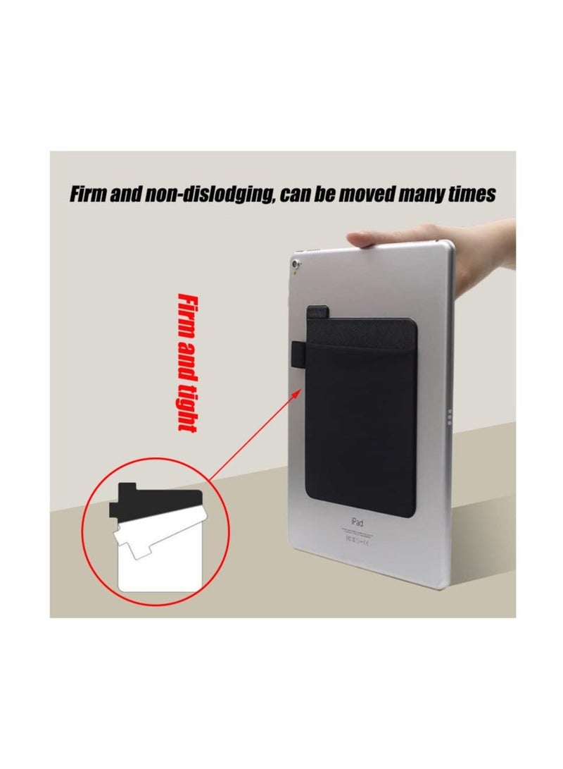 Pocket Pouch for Laptop with Reusable Adhesive,Pouch Holder for Computer Accessories,Self-Adhesive Mouse Headset Storage Bag, Ideal for Portable External USB Cable,Apple Magic Mouse - Image 2