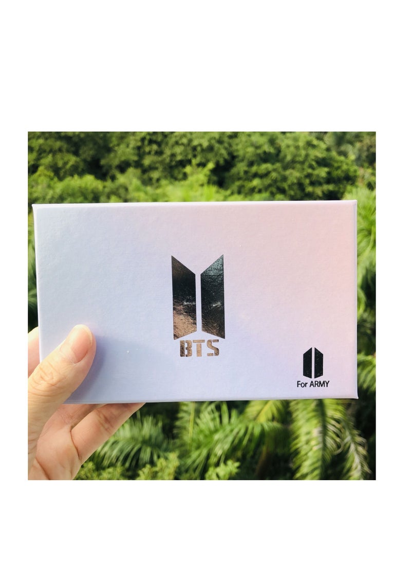 Generic BTS V Personal Gift Box With Lomo Cards, Acrylic Stand, Hand Account Tape, Keychain, Lanyard, Stickers, Photo Card  - Image 2