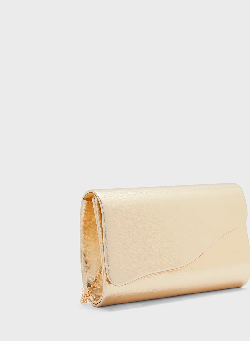 Ella Limited Edition Metal Detail Clutch Bag