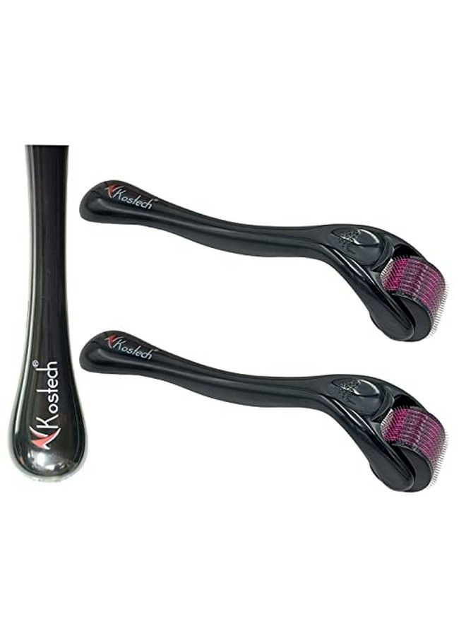 Kostech ديرما رولر (Kdr) 2 مم 540 إبر من سبائك التيتانيوم عبوة من 2 ديرما رولر 2 مم للبشرة - Image 2