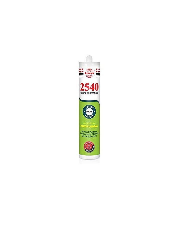 Asmaco - 2540 General Purpose Silicone Sealant, Brown - Image 1