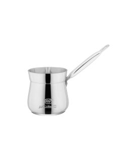 6 October Alu, Coffe Pot( Turkish ) 1.00 Litr With Stainless Steel Handle Size No.8  - Image 1