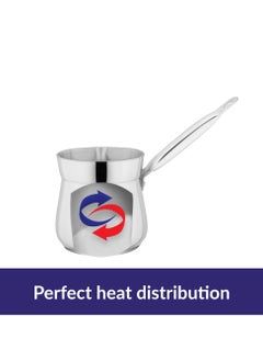 6 October Alu, Coffe Pot( Turkish ) 1.00 Litr With Stainless Steel Handle Size No.8  - Image 4