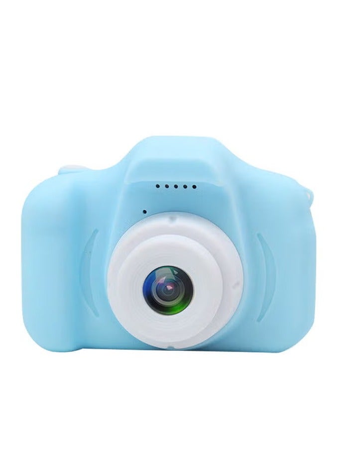 Mini Children LCD 2inch HD Digital Camera Video Photo Recorder Kids Toy Gift Blue  - Image 1