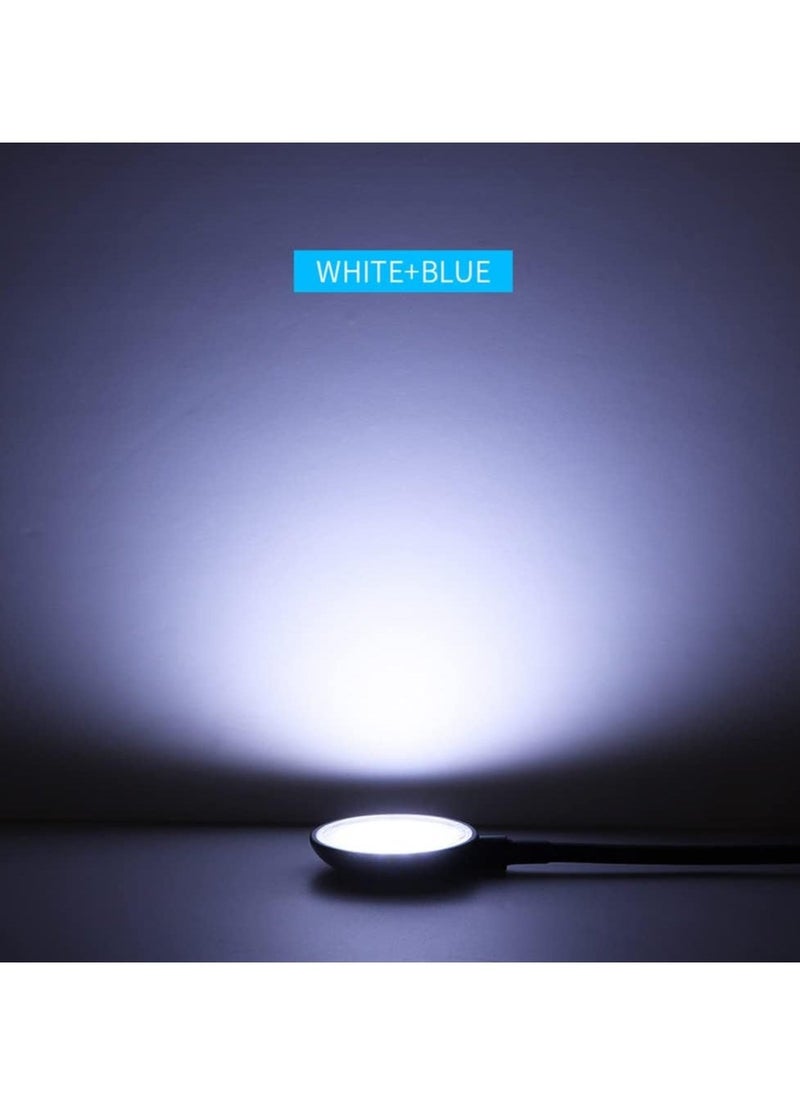 Mini Aquarium Light Clip On, LED Fish Tank Light, Black USB Fish Tank Light, Led Aquarium Light for Plants, High Brightness Round Water Grass Lights for Small Fish Tank, FreshwaterTank, Planted Tank  - Image 4