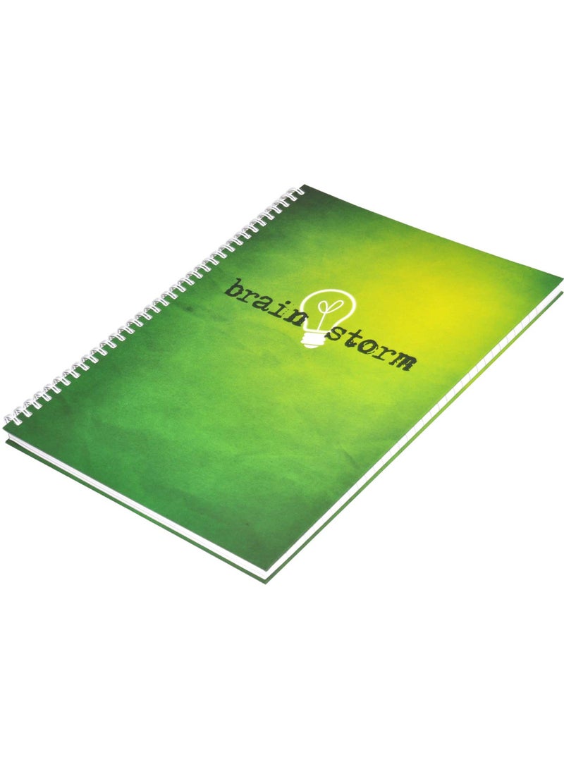 FIS LIGHT Pack of 5  Spiral Hard Cover Note Book 100 Sheets. Size : A4 -LINBSA41001310 - Image 4