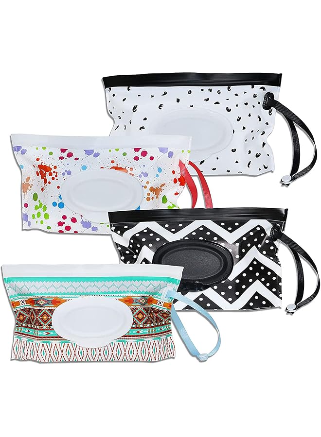 erorex Baby Wipe Dispenser Reusable Wipe Holder Wipes Pouch Container Baby Wipes Container Portable Travel  - Image 1