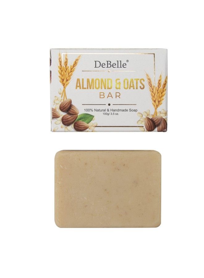 DeBelle Almond And Oats Natural & Handmade Bathing Soap Bar100 Gm; Face & Body; All Skin Types - Image 5