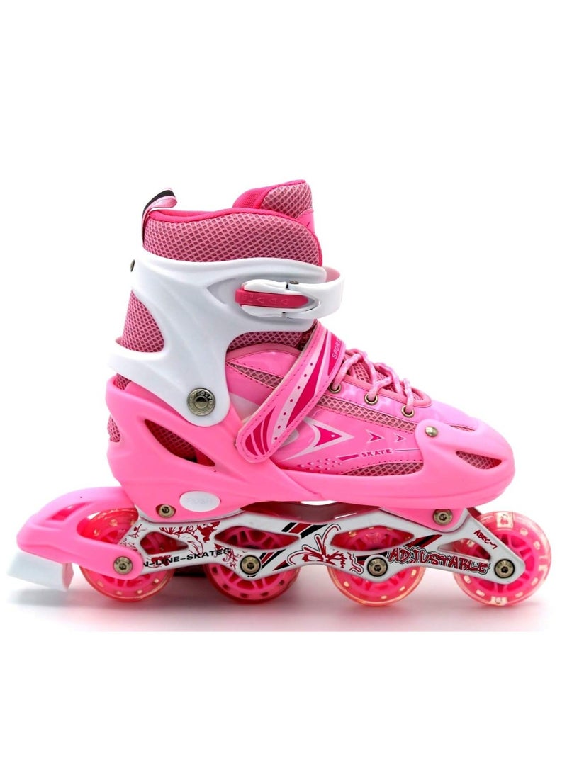 DubaiGallery أحذية التزلج مع العجلات للأولاد والبنات موضة تزلج رولر في الهواء الطلق أحذية رياضية للفتيات الصغيرات - Image 4