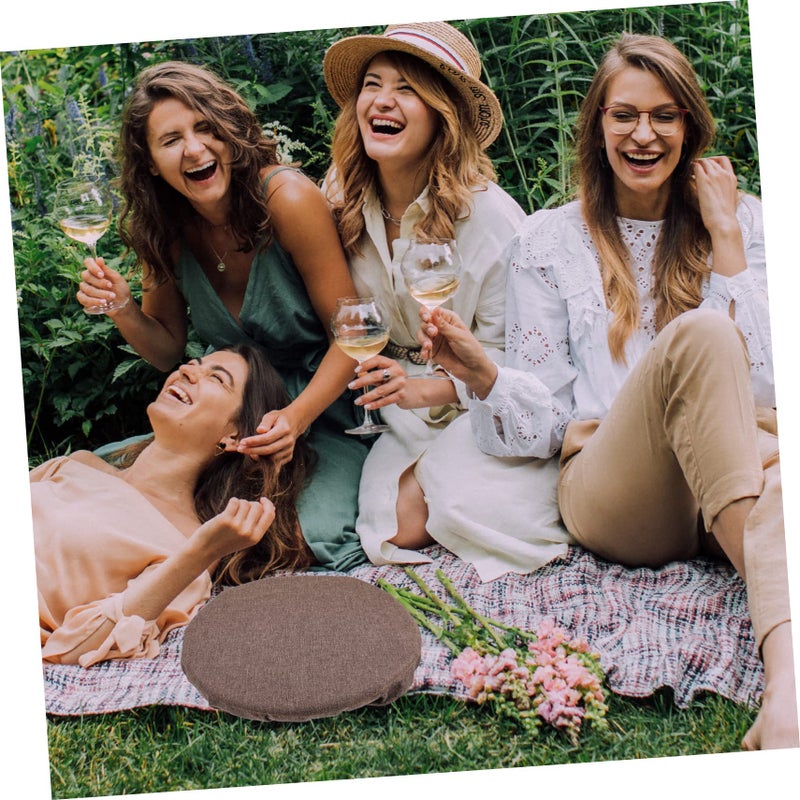 Portable Retractable Stool Cushion Oxford Cloth Seat Pad for Camping Fishing Outdoor Travel - Image 3