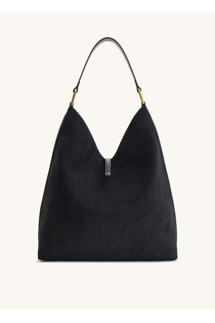 JW PEI JW PEI Tote Bag - Hobo Bag with Spacious Capacity, Effortlessly Chic Shoulder/Chest Bag — Black  - Image 3
