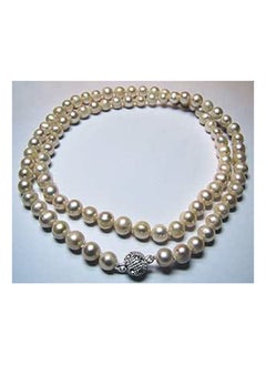 Necklace Pearl Kind Natural Freshwater - (70cm, 8mm) 87Units