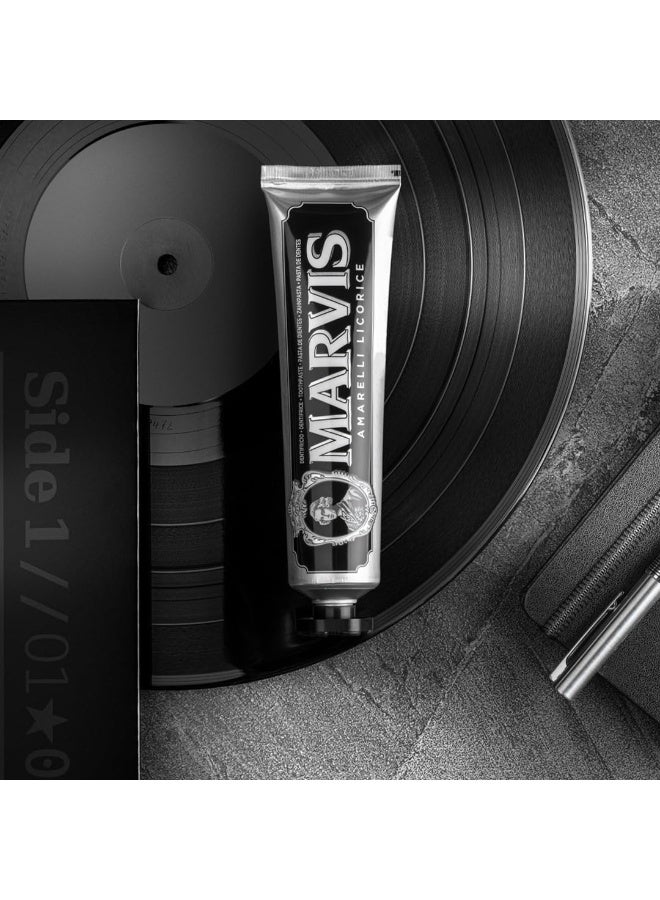 Marvis Licorice & Mint Toothpaste, 85ml/for plaque removal, deep cleaning, and long-lasting fresh breath - Image 4