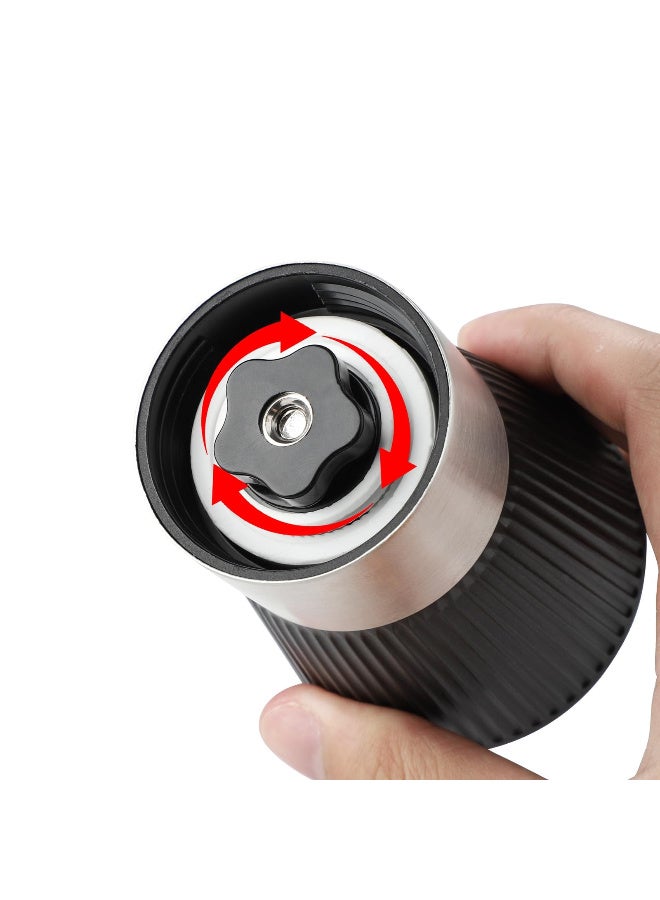 زيريفام طاحونة القهوة اليدوية ZERIFAM - طاحونة القهوة اليدوية ، طاحونة النواة السيراميكية ، مناسبة للمكتب والسفر والتخييم طاحونات القهوة اليدوية. - Image 5