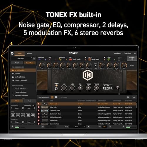 IK Multimedia TONEX One AI multiFX micro-pedal: Tone Model any electric guitar amp, guitar pedal, distortion pedal, overdrive pedal or other guitar effects - Image 4