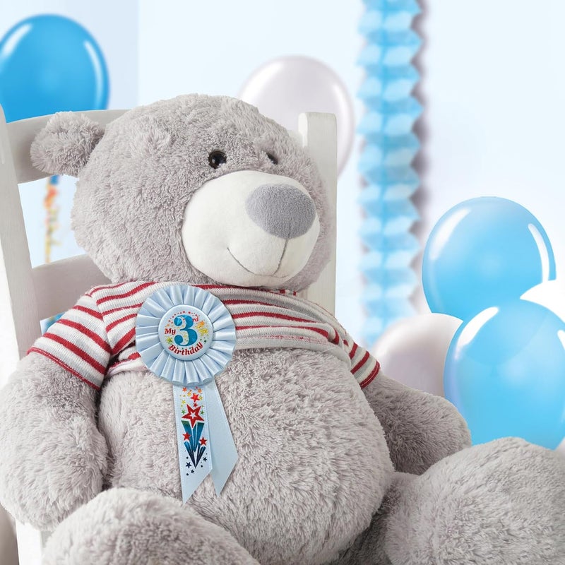 Beistle My 3rd Birthday Rosette in Blue - Image 5