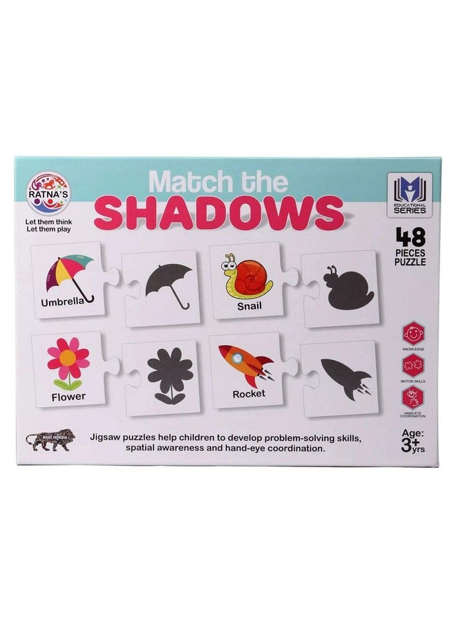 RATNA'S لعبة بازل مطابقة الظلال من راتنا للأطفال. 24 ظل مختلف للأطفال - متعدد الألوان - Image 4
