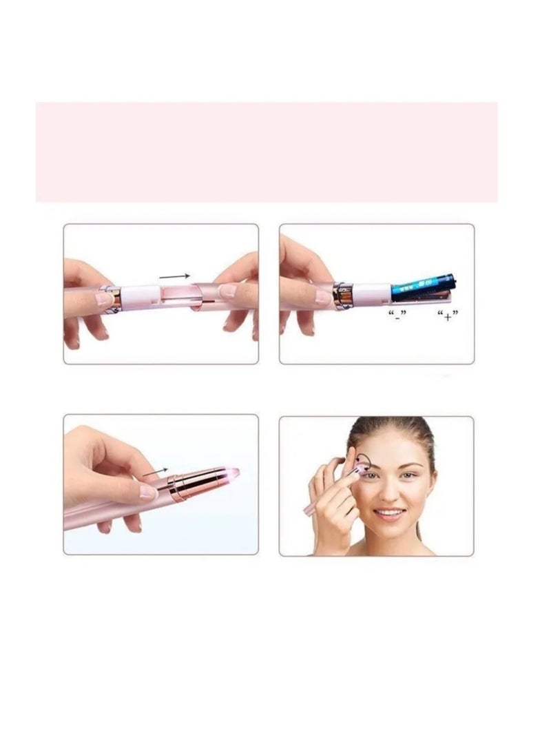 DIGI CORE - Painless Electric Eyebrow Trimmer Hair Removal Razor Epilator Pen With Built In Led Light For The Perfect Smooth Finish Hair Trimmer - Image 1