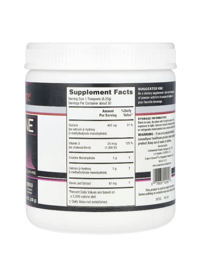Superior Source Superior Source, Creatine HMB, 8.75 oz (248 g)  - Image 2