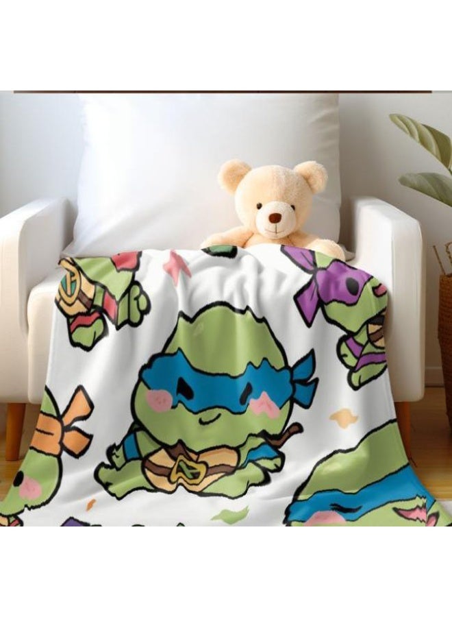 عام بطانية رقيقة من الفانيلا الكرتونية للأطفال والرضع (دافئة ومريحة، ومناسبة للنوم والألعاب) 70 سم * 100 سم - Image 4