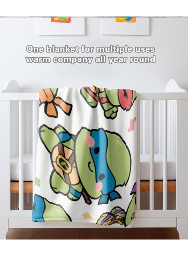 عام بطانية رقيقة من الفانيلا الكرتونية للأطفال والرضع (دافئة ومريحة، ومناسبة للنوم والألعاب) 70 سم * 100 سم - Image 5