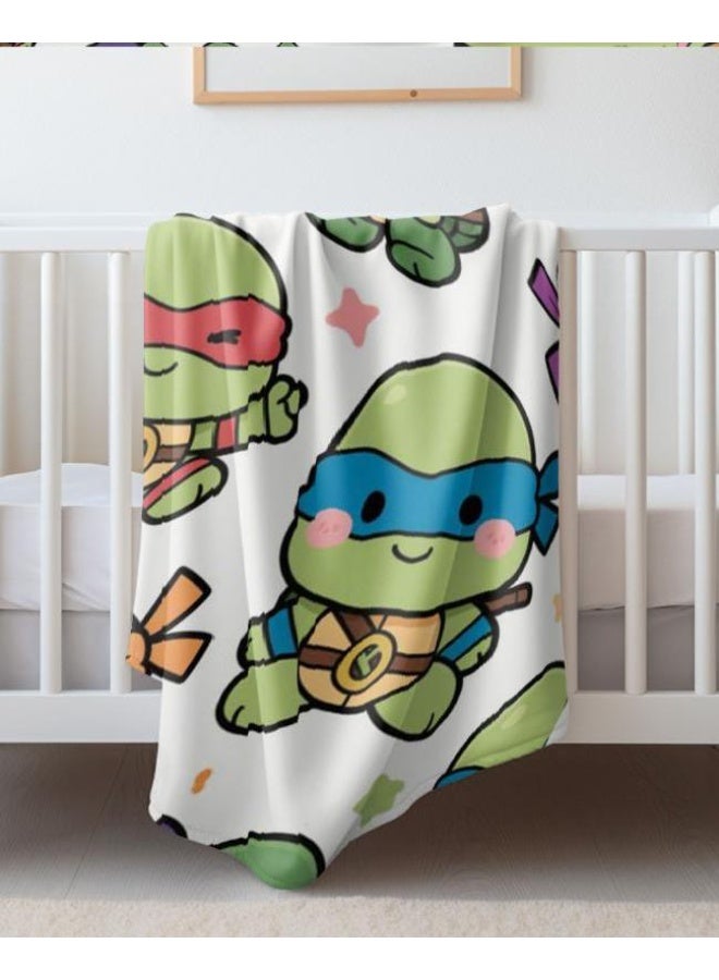 عام بطانية رقيقة من الفانيلا الكرتونية للأطفال والرضع (دافئة ومريحة، ومناسبة للنوم والألعاب) 70 سم * 100 سم - Image 1