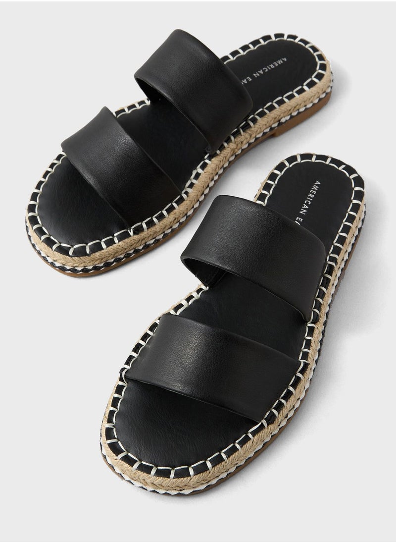American Eagle - Ae Two-Strap Slide Sandal - Image 1