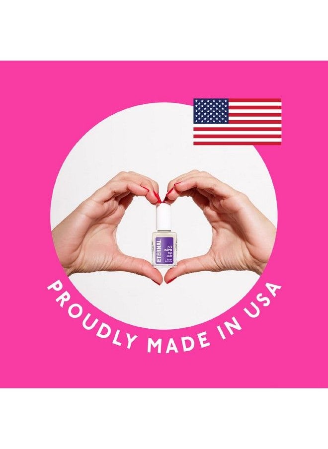 ETERNAL - Matte Top Coat Nail Polish 13.5 Ml Long Lasting Matte Finish Top Coat For Nails With Quick Dry Formula And No Uv Lamp Needed Nail Color Protection & Matte Fingernail For Women 1 Unit - Image 1