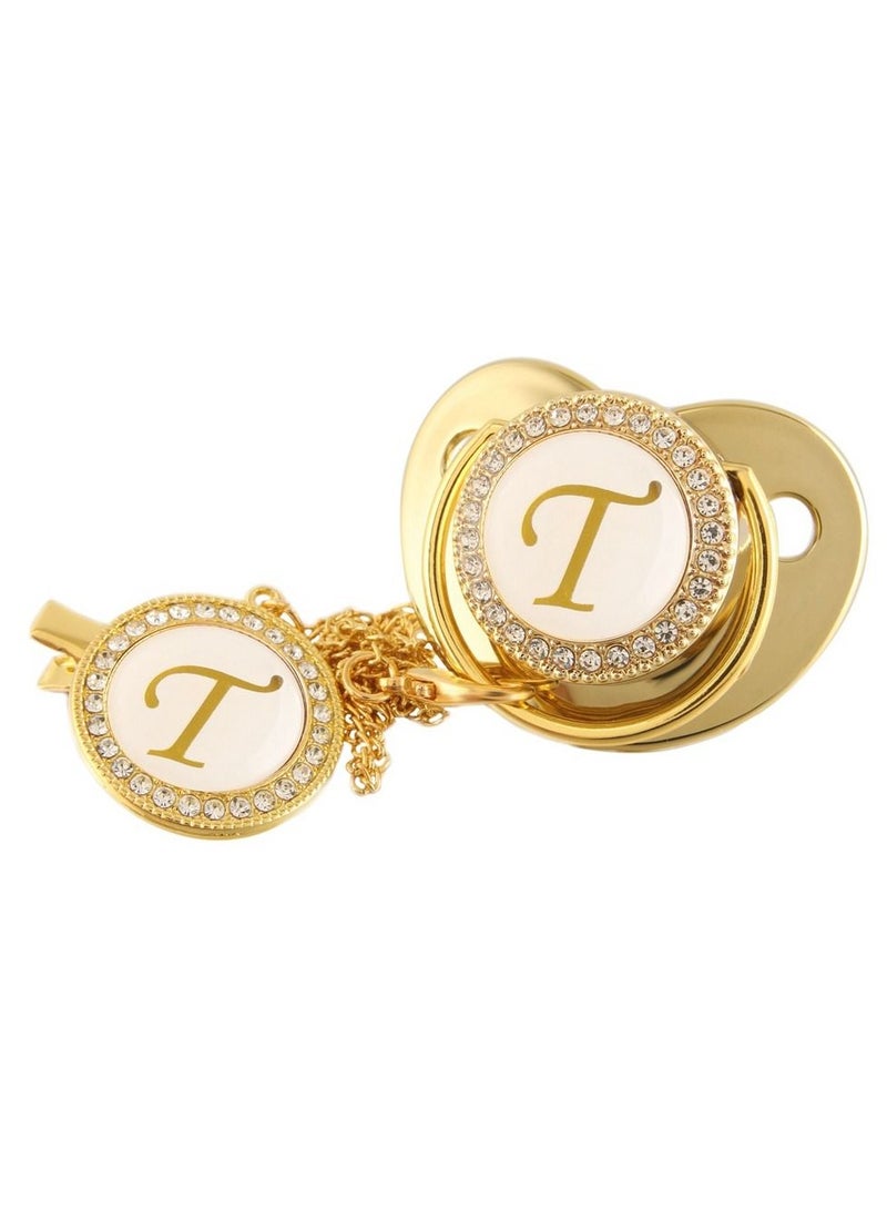 Baby Letter Shiny Diamond Pacifier