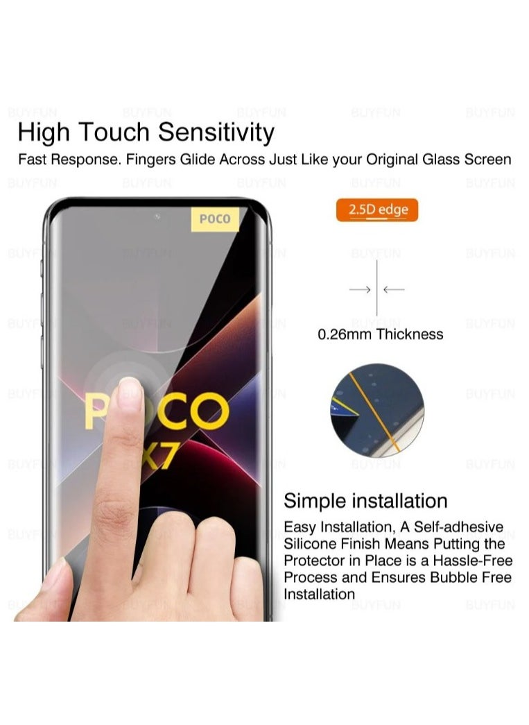 Generic - 2 in 1 For Xiaomi POCO X7 Screen & Camera Protection - High transparency full coverage security protector - Image 1