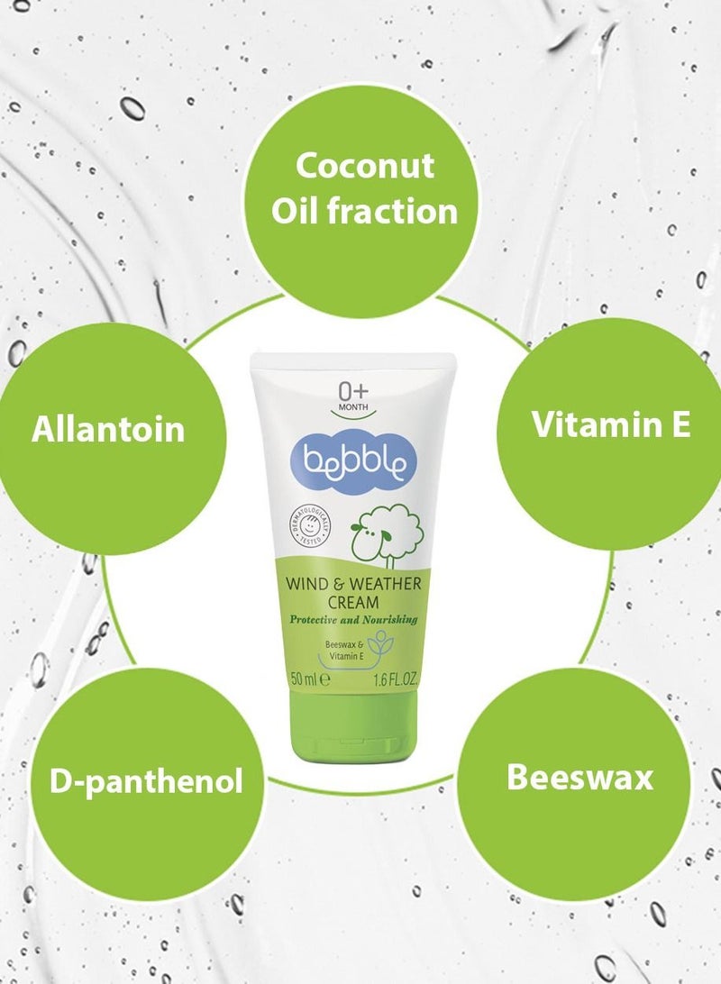 Bebble Baby Wind and Weather Cream | Protects and Nourishes Skin | 50ml - Image 2