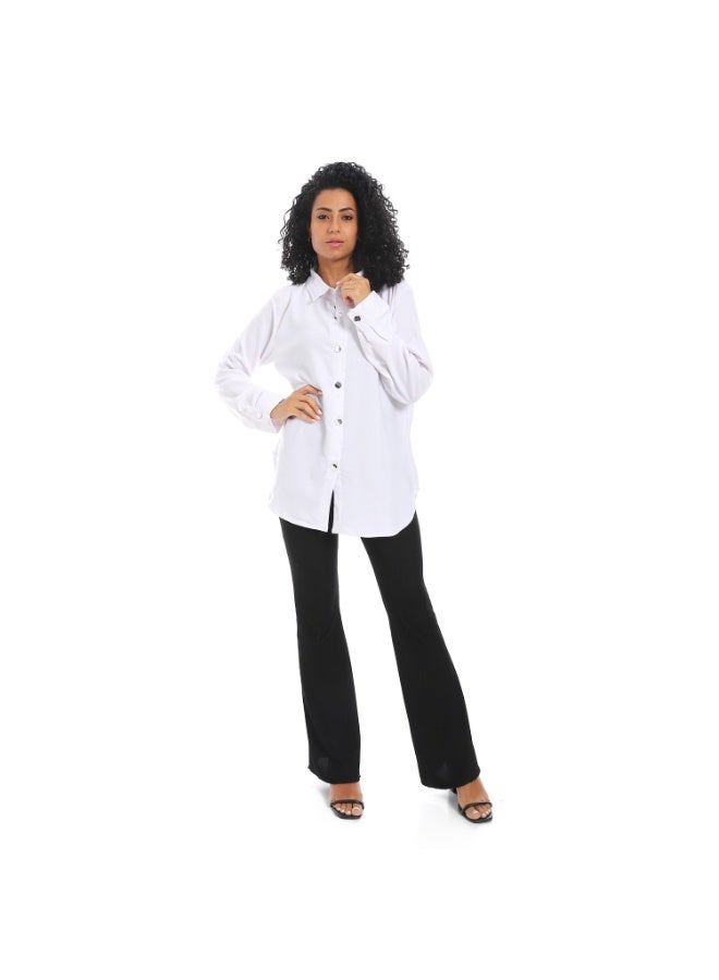 Caesar Women's collared shirt with front buttons - Image 1
