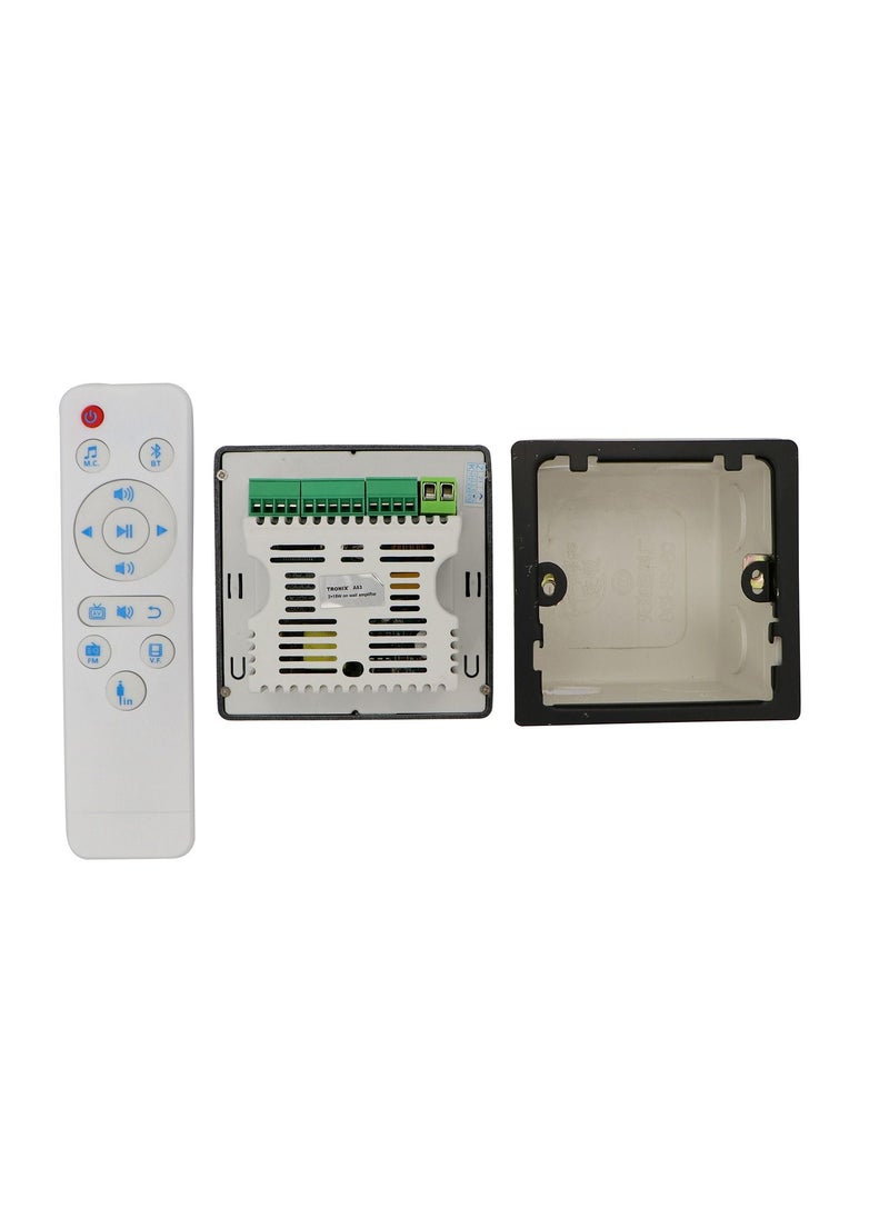 مكبر صوت Tronix A53 2 Zone مثبت في الحائط مع بلوتوث/USB/FM 8ohm