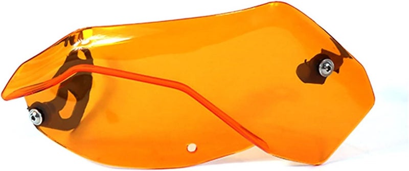QASULER Motorcycle Handguard Deflector - Orange - Image 2