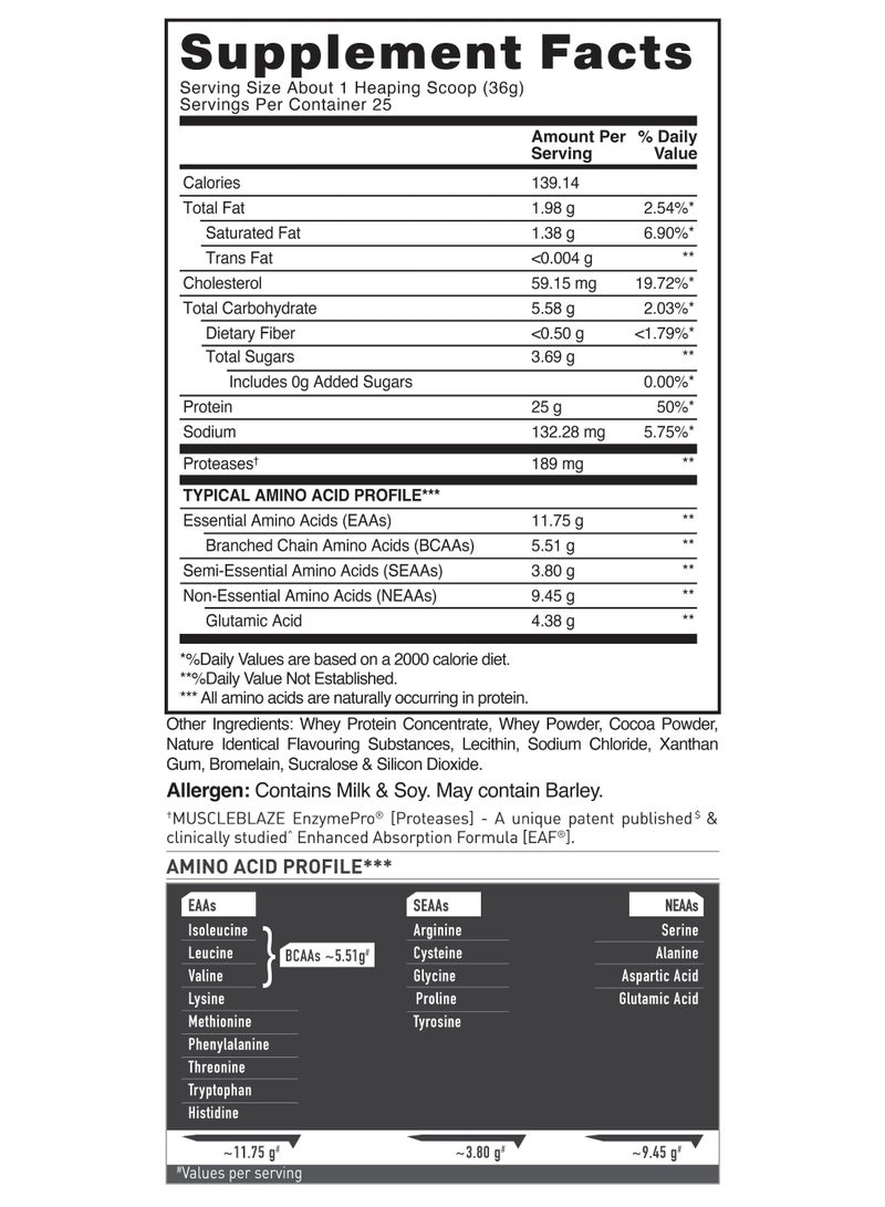 مسل بلايز ماسلبليز بيوزورب بروتين مصل اللبن للأداء (بطعم الشوكولاتة الغنية، 2 رطل / 907 جم) مع كرياتين مونوهيدرات (غير منكّه، 0.55 رطل / 250 جم) - عبوة مزدوجة - Image 4
