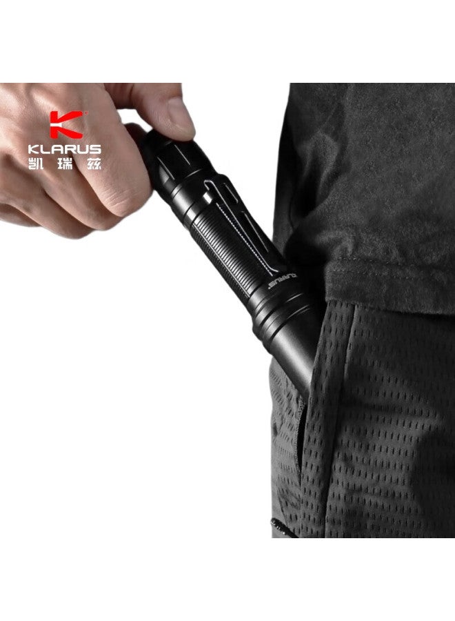 KLARUS Ep11 Tactical Flashlight, Self-Defense, High-Intensity, Rechargeable, Long-Lasting, Ultra-Bright, Outdoor, Portable, Long-Range - Image 1