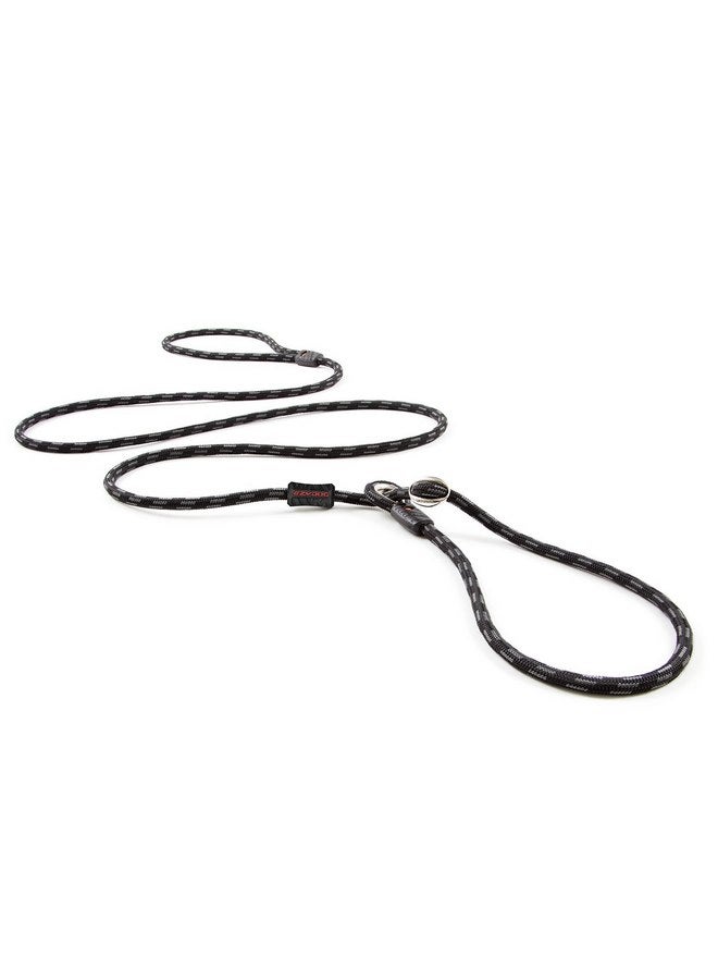 EzyDog Luca Slip Lead Dog Leash - Dual Function Premium Heavy Duty Rope Leash for Dogs That Pull - Slip Leash & Gentle Lead Head Halter, for Small Dogs (5.5ft x .23”, Black) - Image 1