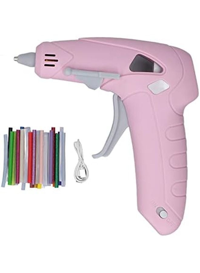 Pssopp Mini Hot Glue Gun Cordless Rechargeable Fast Heating for DIY Crafts - Image 2