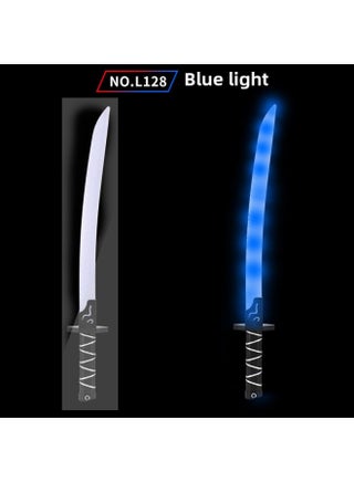 Night Market Stall Explosions Children's Toys Two-in-one Luminous Samurai Sword Colorful Lights Laser Sword Boy Toys-Color:Blue 2 Samurai Knives -Specifications:No Battery - pzsku/ZFB6CB4522BF0B5EB4E15Z/45/1743497552/b9d498e7-7724-47cd-af17-6656449654e2