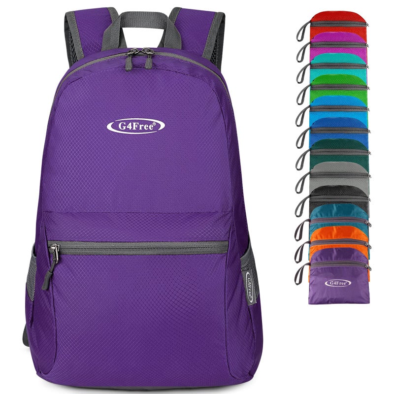 G4Free 20L Lightweight Packable Backpack Travel Hiking Daypack Foldable Backpack for Men Women - Image 1