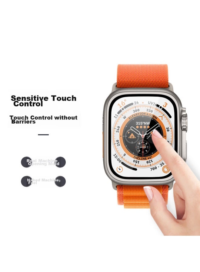 Bho Compatible Apple Watch Protective Case, Apple Watch S10/s9 Instant Ultra Protective Case, Iwatch S8/7/6/5/4/se Tempered Glass Integrated Protective Cover - Image 3