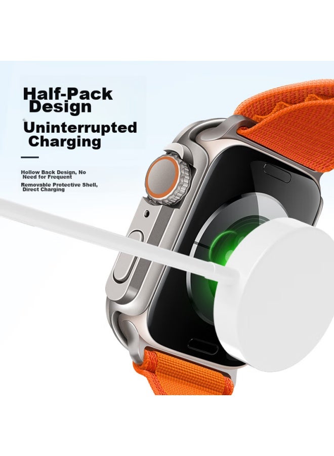 Bho Compatible Apple Watch Protective Case, Apple Watch S10/s9 Instant Ultra Protective Case, Iwatch S8/7/6/5/4/se Tempered Glass Integrated Protective Cover - Image 5