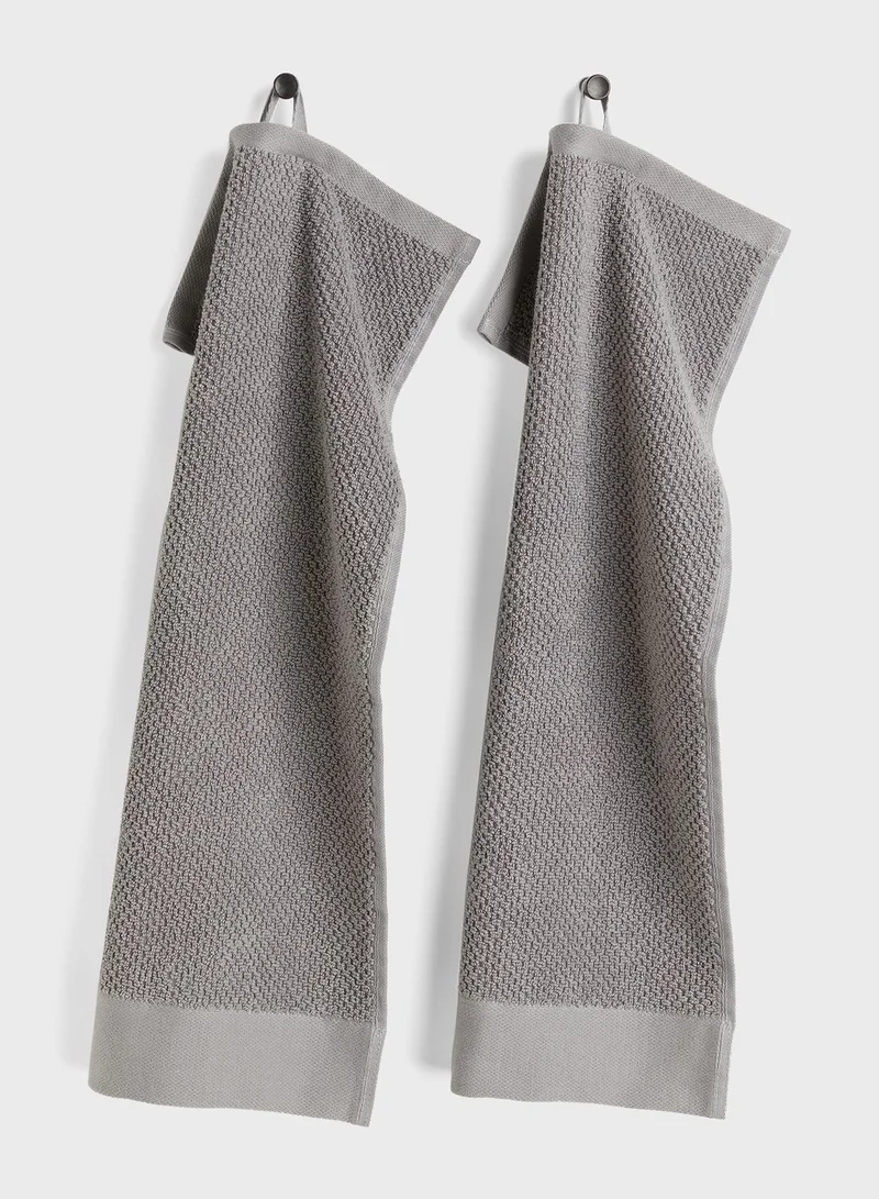 H&M 2-Pack Cotton Terry Guest Towels
