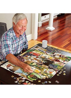 WHITE MOUNTAIN White Mountain Movie Snacks 1000 Piece Jigsaw Puzzle Collage Puzzles for Adults and Family  - Image 3
