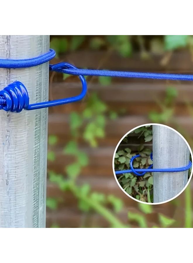 Portable Travel Clothesline With 12 Clips Random Color 1 Set Windproof Indoor Outdoor - Image 3