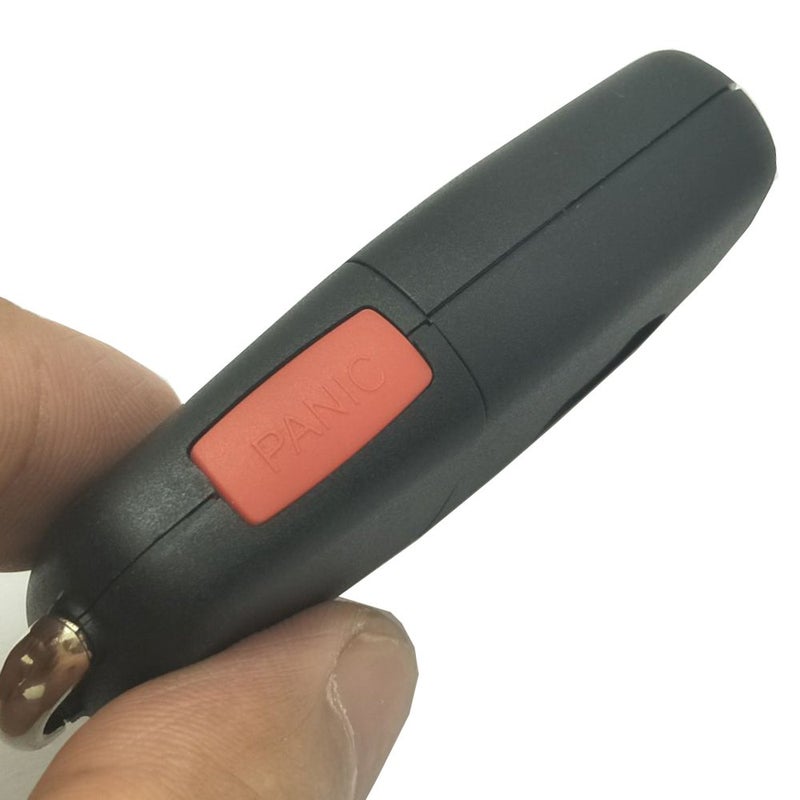 Arruweer Replacement Key Fob Shell Case fit for VW Volkswagen Jetta Passat Golf Beetle Rabbit GTI CC EOS 4 Buttons Keyless Entry Remote Key Housing with Uncut Blade (Black) - Image 3