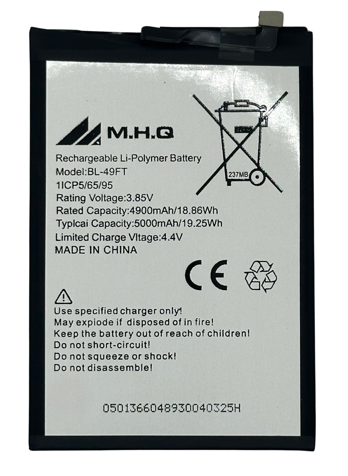 BL-49 FT Tecno Spark (KE5) Pop Camon 15 (KD7S) CD7