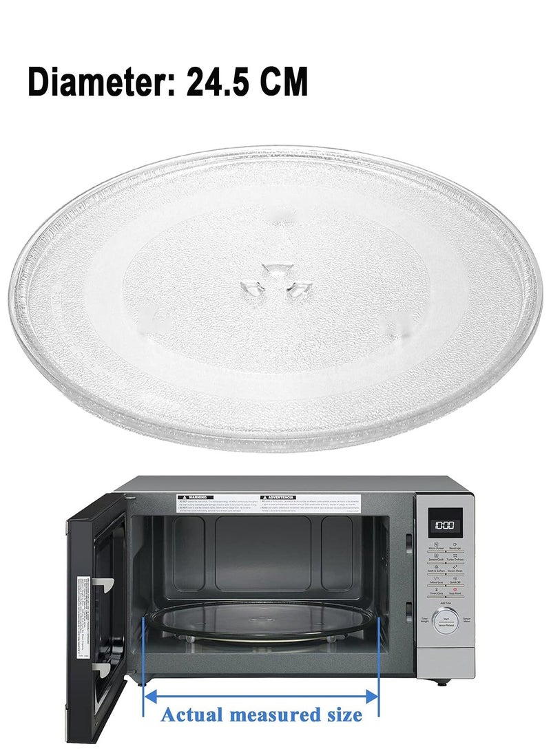 Forest Home Microwave Oven Glass Plate 24.5cm - Image 1