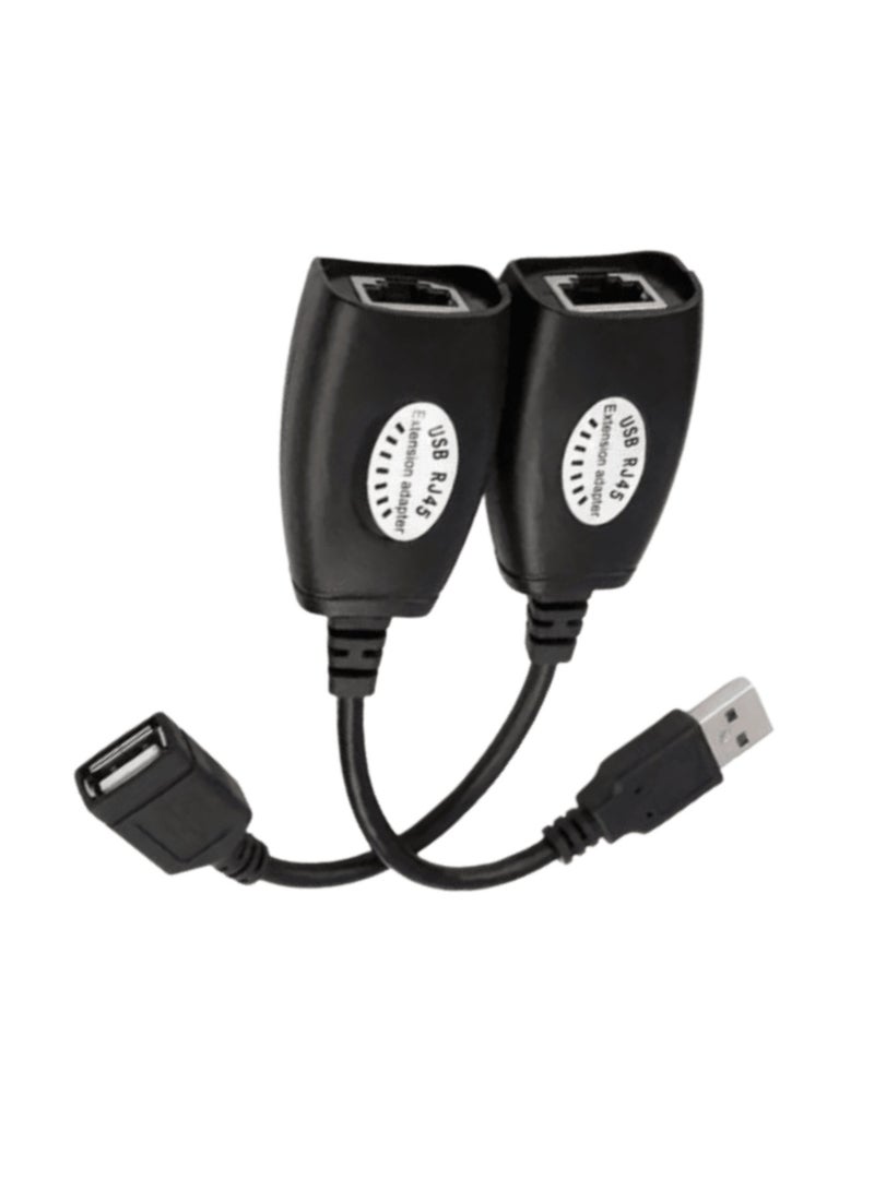 Upgraded USB To RJ45 Network Cable Adapter USB 2.0 Male To Female CAT5 CAT6 Connector LAN Ethernet Extension Repeater Converter For Computer Mouse Printer PC Keyboard Laptop Accessories  - Image 5
